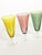 Colored Glass Champagne Coupes, France, 1970, Set of 6 For Sale - Image 4 of 13