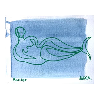 “Mermaid” Original Artwork by CL Auket For Sale