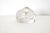 Mid 20th Century Clear Hand-Blown Glass Paperweight With Bubbles For Sale - Image 5 of 11
