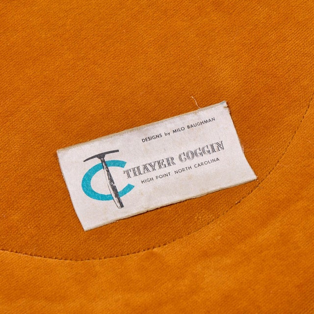 Milo Baughman for Thayer Coggin Mid Century Lounge Chair and Ottoman For Sale - Image 10 of 10