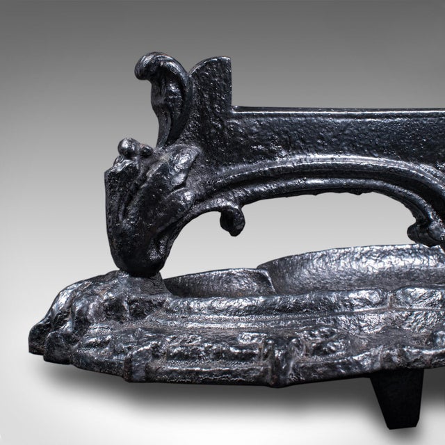 Black Antique Entrance Boot Scraper, English, Doorway Shoe Cleaner, Pull, Victorian For Sale - Image 8 of 11