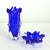 Cobalt Blue Art Glass Set by Jaroslav Taraba for Lednické Rovne, Czechoslovakia, 1960s, Set of 2 For Sale - Image 9 of 11