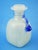 19th Century Milk Murano Glass Perfume Bottle with Blue Cameo attributed to Salviati & C. For Sale - Image 3 of 18