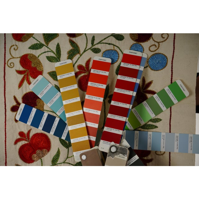 White 19th Century Suzani Tablecloth - Wall Decor For Sale - Image 8 of 10