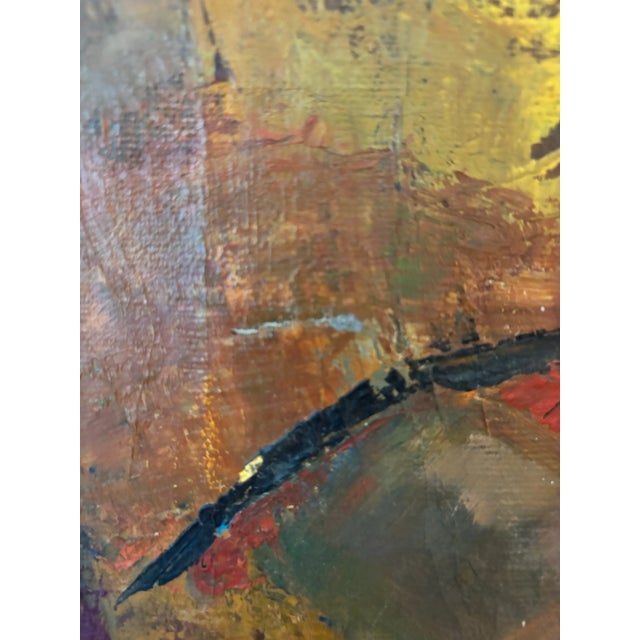 1960s Pair of Mid Century Oil Paintings For Sale - Image 4 of 7