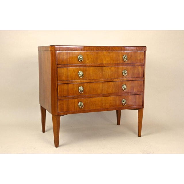 Austrian Biedermeier Cherrywood Chest of Drawers, 1830s For Sale - Image 9 of 15