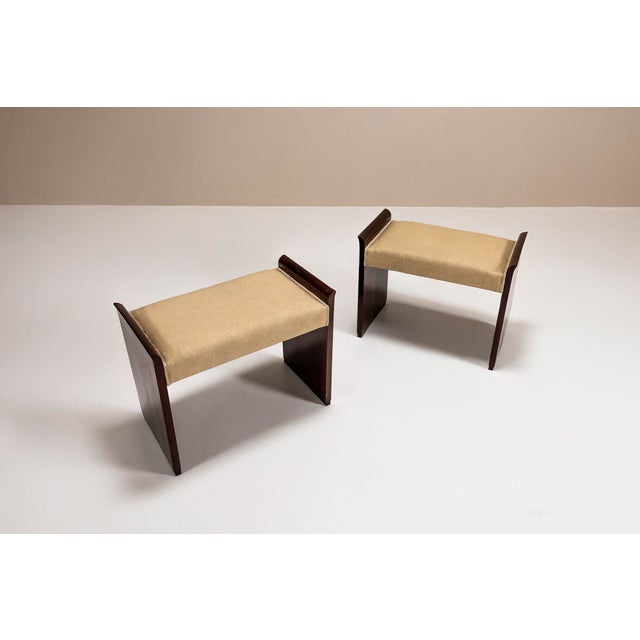 Art Deco Mahogany Stools, 1930s, Set of 2 For Sale - Image 6 of 14