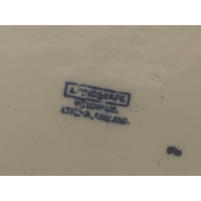 Wedgwood Antique Wedgwood Etruria Rectangular Blue & White Bowl For Sale - Image 4 of 5