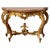 Early 19th Century Baroque Carved & Gilted Walnut Ormolu with Marble Console Table and Cherub For Sale - Image 15 of 18