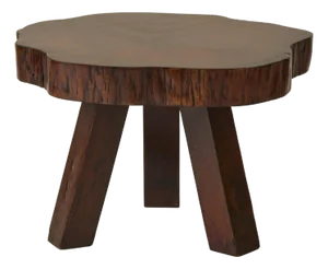 Vintage Solid Wood Mid-Century Side Table, 1950's