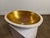Vintage Sherle Wagner Italian Porcelain Undermount Sink With Gold Interior For Sale - Image 10 of 17