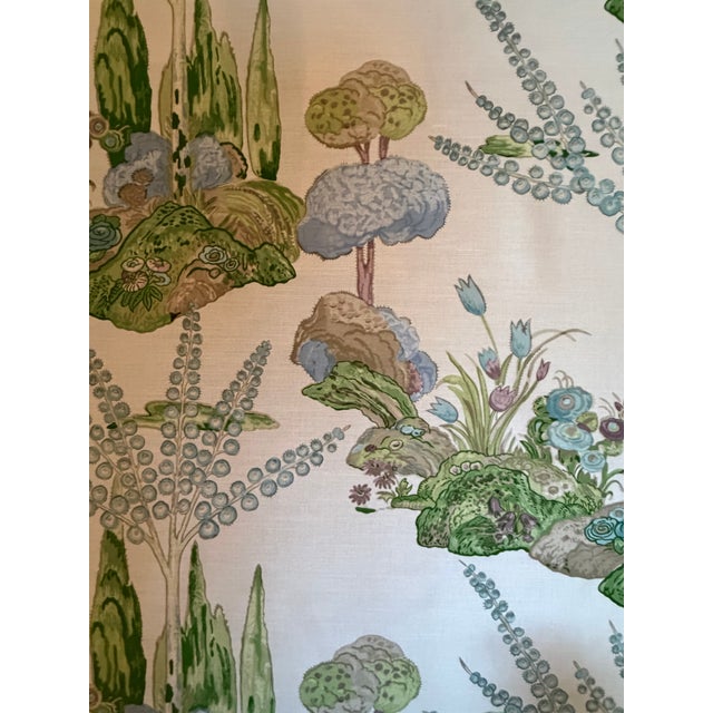 2020s Thibaut F945027 Orleans Lavender Linen Blend Fabric 3 5/8 Yards For Sale - Image 5 of 8