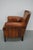 Vintage Dutch Cognac Club Chair in Leather For Sale - Image 4 of 18