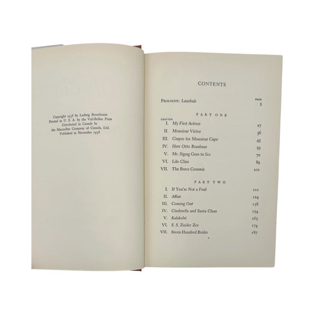 Life Class Ludwig Bemelmans 1938 First Edition Hardcover Book For Sale - Image 4 of 13