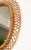1970s Large Oval Mirror in Bamboo, Rattan and Wicker attributed to Franco Albini, Italy, 1970s For Sale - Image 5 of 10