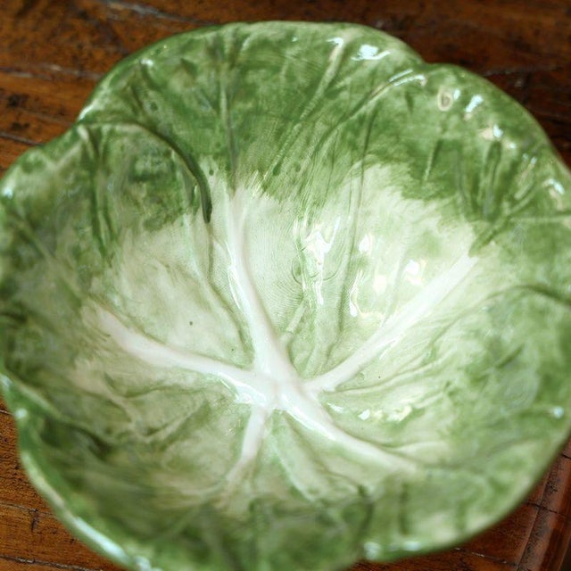 Ceramic Rustic European Cabbage Ceramic Bowl – Set of 3 For Sale - Image 7 of 7