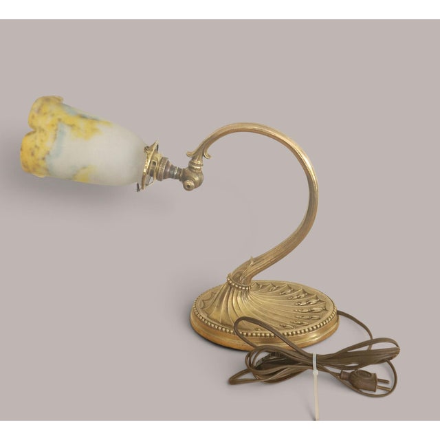 Art Nouveau Lamp in Gilt Bronze and Pâte De Verre by Muller Frères for Muller Frères, 1900 For Sale - Image 17 of 18
