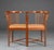 Mid-Century Modern Fully Restored Mahogany King of Diamonds Chairs by Børge Mogensen for Søborg Møbelfabrik, 1940s, Set of 2 For Sale - Image 3 of 9