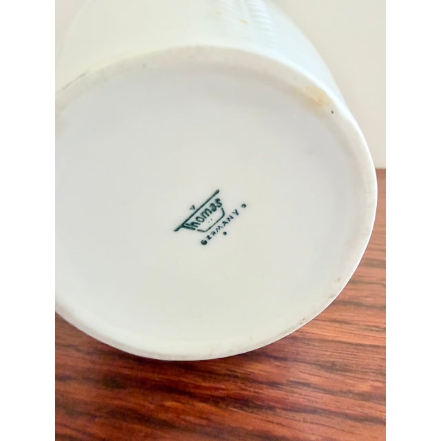 Ceramic Vintage German Vase in Porcelain, 1970s For Sale - Image 7 of 8