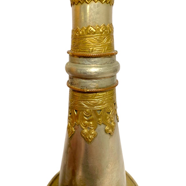 Antique Tibetan Gyaling Instrument 22.5" Rgya Gling Buddhist Ceremonial Decor For Sale - Image 11 of 17