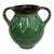 Hungarian Folk Art Double-Handled Pottery Vessel, Signed For Sale