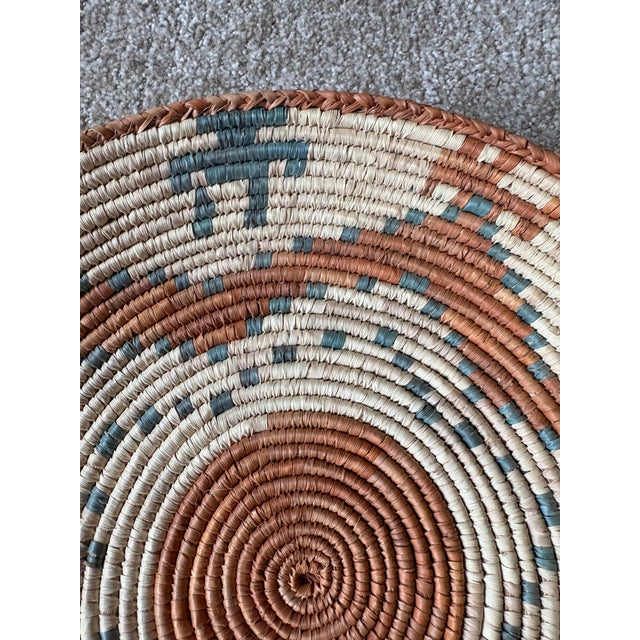 African African Coiled Straw Basket For Sale - Image 3 of 6