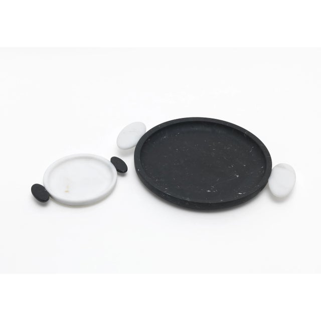 Modern Contemporary Geometric Tray in Italian Marble by Matteo Cibic For Sale - Image 3 of 5
