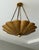 Handmade Pure Brass Scalloped Pendant Light Fixture. For Sale - Image 6 of 13