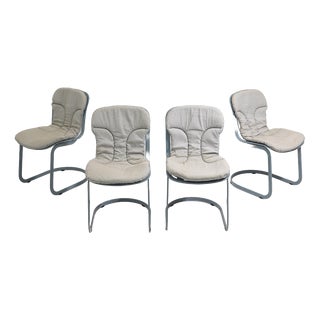077 Chairs by Studio Cidue for Cidue, 1970s, Set of 4 For Sale