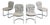 077 Chairs by Studio Cidue for Cidue, 1970s, Set of 4 For Sale