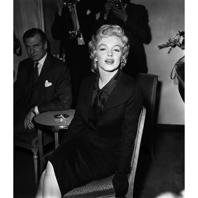 Marilyn Monroe (1956) - Silver Gelatin Fibre Print (Photo by Popperfoto/Getty Images) London, England, 1956, American...