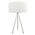 Mid Century Modern 3 Legged Metal Table Lamp 1960s For Sale