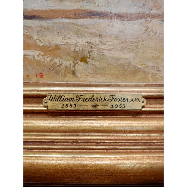 Brown William Frederick Foster -Ww1 Officers in French Military Headquarters-Oil Painting For Sale - Image 8 of 11