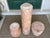 1980s Fine Pink Italian Marble 40" Neoclassical Pedestal Column Ft. Breccia-Style Veining For Sale - Image 17 of 18