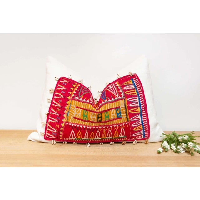 Crafted using antique Jumlo tribe embroidered fabric, these beautiful linen pillows are truly rich in culture and color....