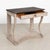 19th century Swedish Gustavian style console table, crafted in pine with a combination of older gray paint and a...