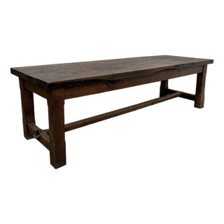 Farmhouse Table in Oak, 1950s For Sale