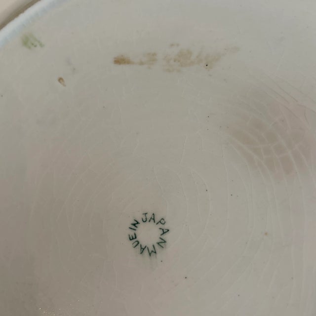 1980s 1980s Large Painted Serving Bowl For Sale - Image 5 of 5