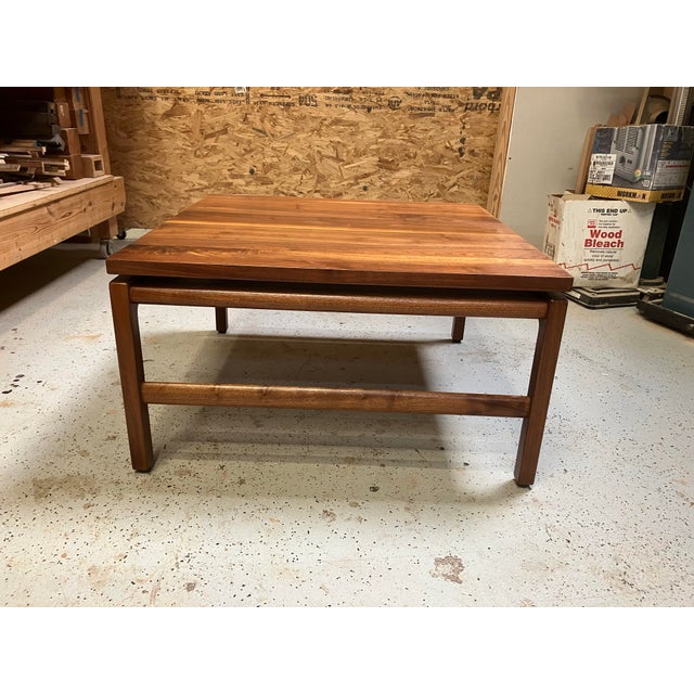 Gunlocke Walnut Side Table For Sale - Image 12 of 12