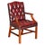 Georgian Oxblood Leather and Hardwood Gainsborough Library Armchair For Sale - Image 17 of 17