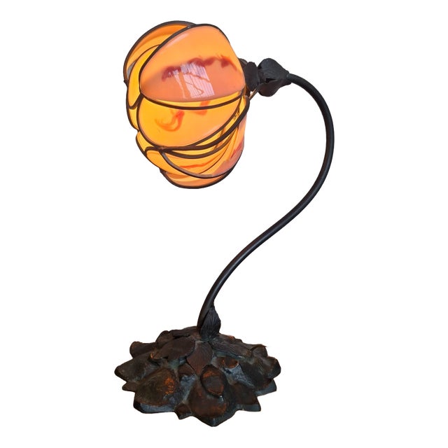 20th Century Art Nouveau Desk Lamp by Cara Merot, 1890s For Sale
