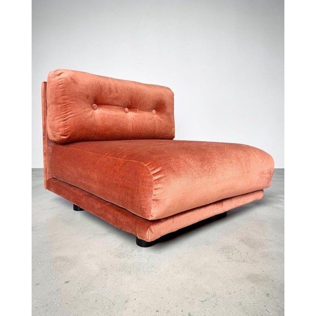 Salpol Modular Sofa in Dralon Velvet, Italy, 1970, Set of 4 For Sale - Image 14 of 18