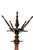 19th Century Victorian Walnut Coat Rack Coat Tree For Sale In New York - Image 6 of 13
