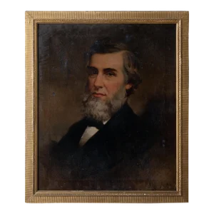 Samuel Waugh Portrait Painting of Robert Patterson, Philadelphia, 1876