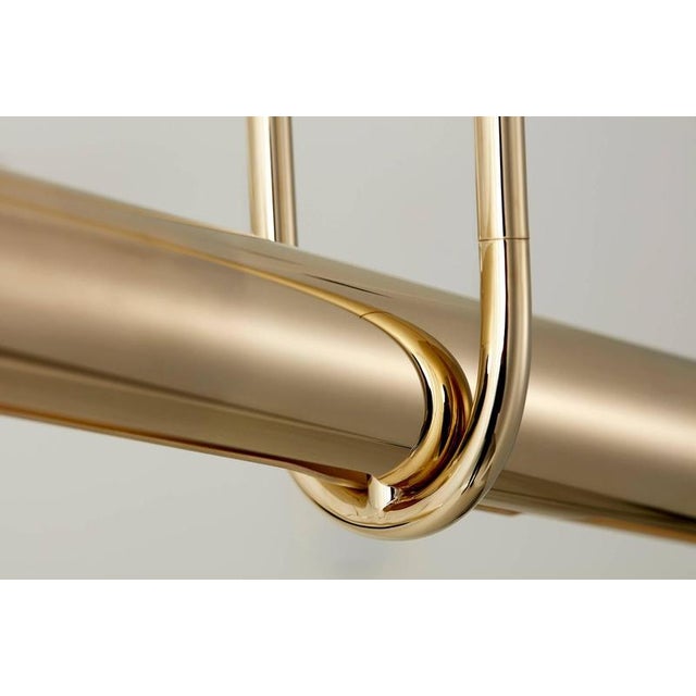 Contemporary Oblong Calame Pendant Lamp by Jennifer Midoz For Sale - Image 3 of 12