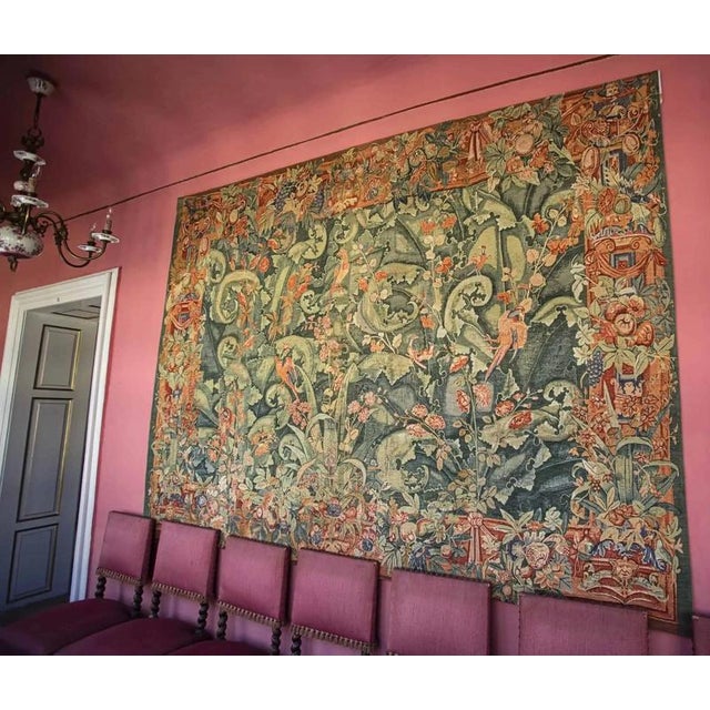 Late 20th Century Flemish Historical Tapestry For Sale - Image 6 of 6