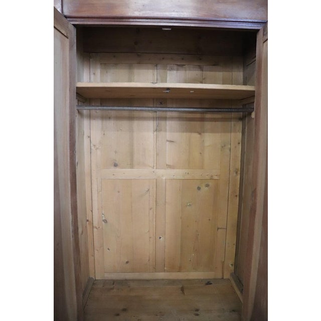Large Antique 19th Century 4-Door Wardrobe in Walnut For Sale - Image 18 of 18