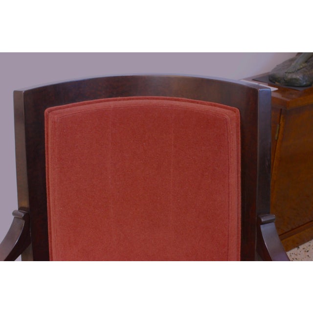 This stylish Canadian armchair was designed by Lucien Rollin and sold by the William Switzer showroom. The piece takes its...