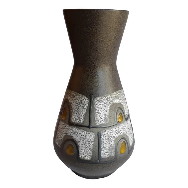 Vintage German Ceramic Vase from Carstens, 1960s For Sale