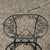 Vintage Salterini Style Leaf Vine Scroll Wrought Iron Oval Patio Coffee Table For Sale - Image 10 of 11
